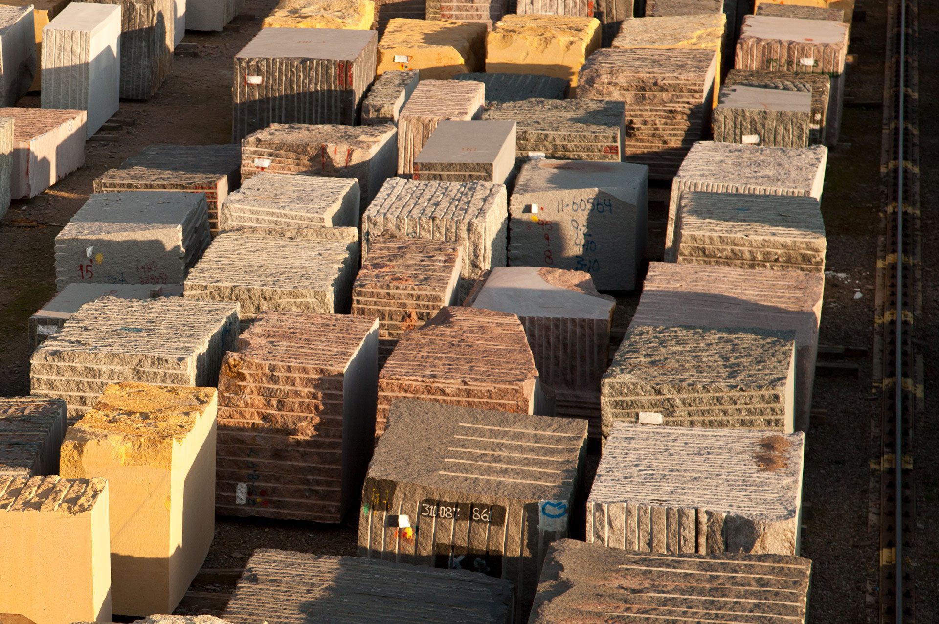 granite blocks