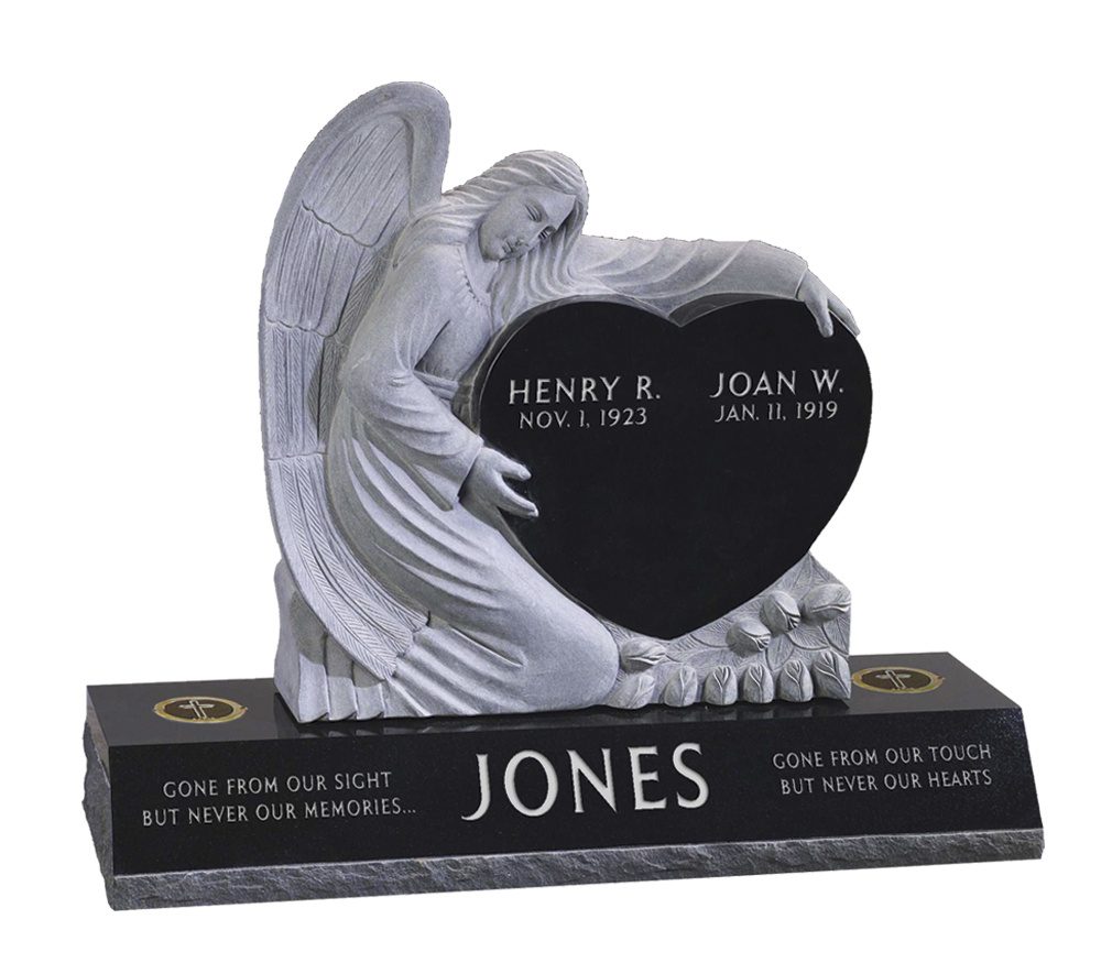 Granite upright memorial - Cremation